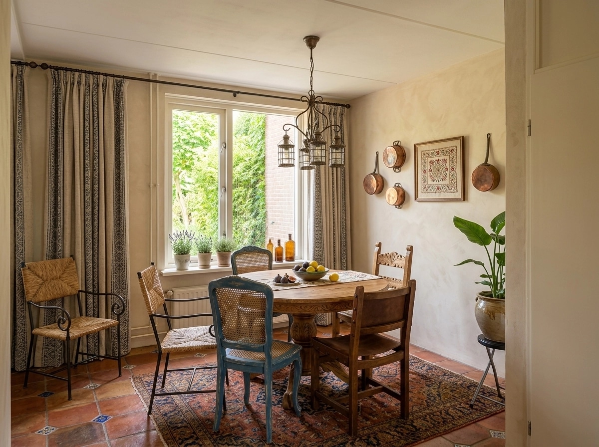 Interior design in Mediterranean style — dining_room by GenRoom AI