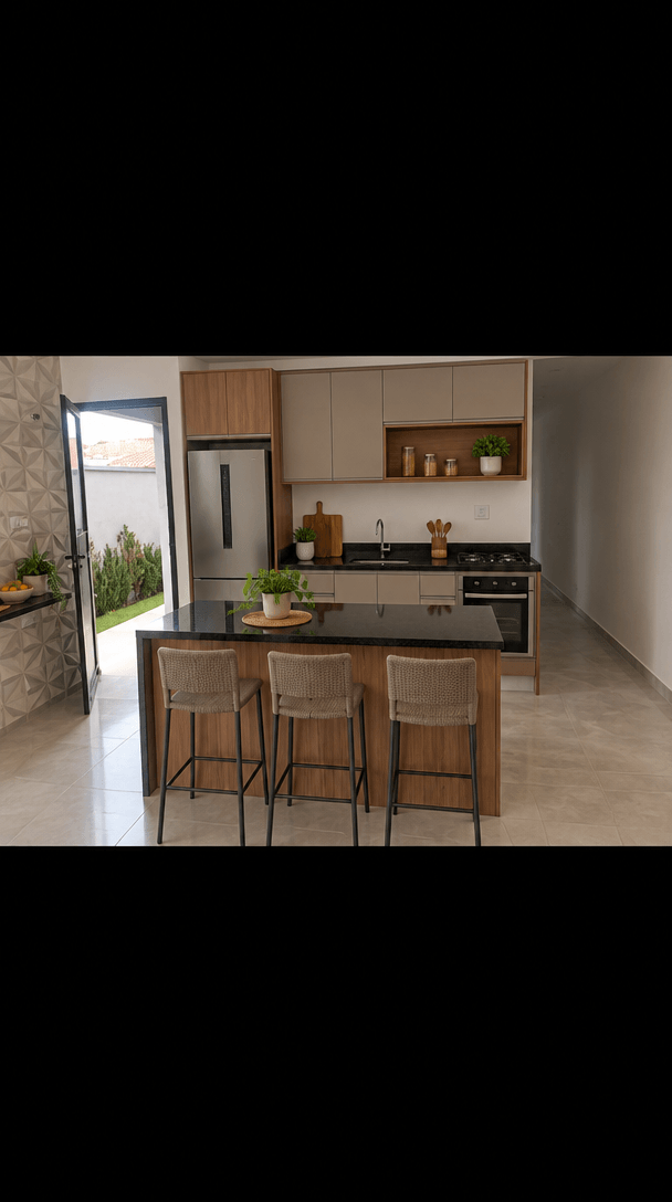 Kitchen interior in no_style style — photo by GenRoom AI