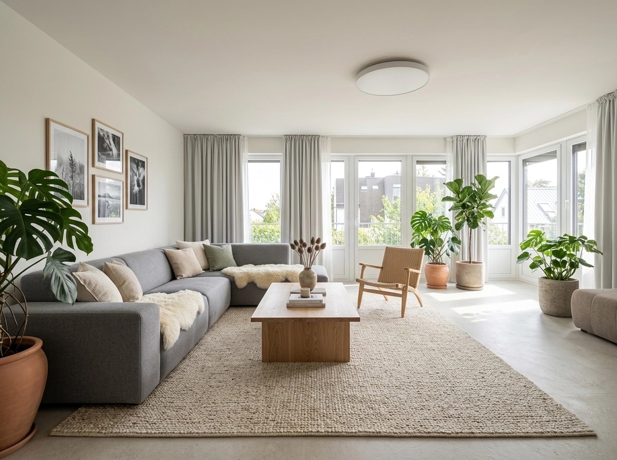 Scandinavian Living Room design — interior photo by GenRoom AI