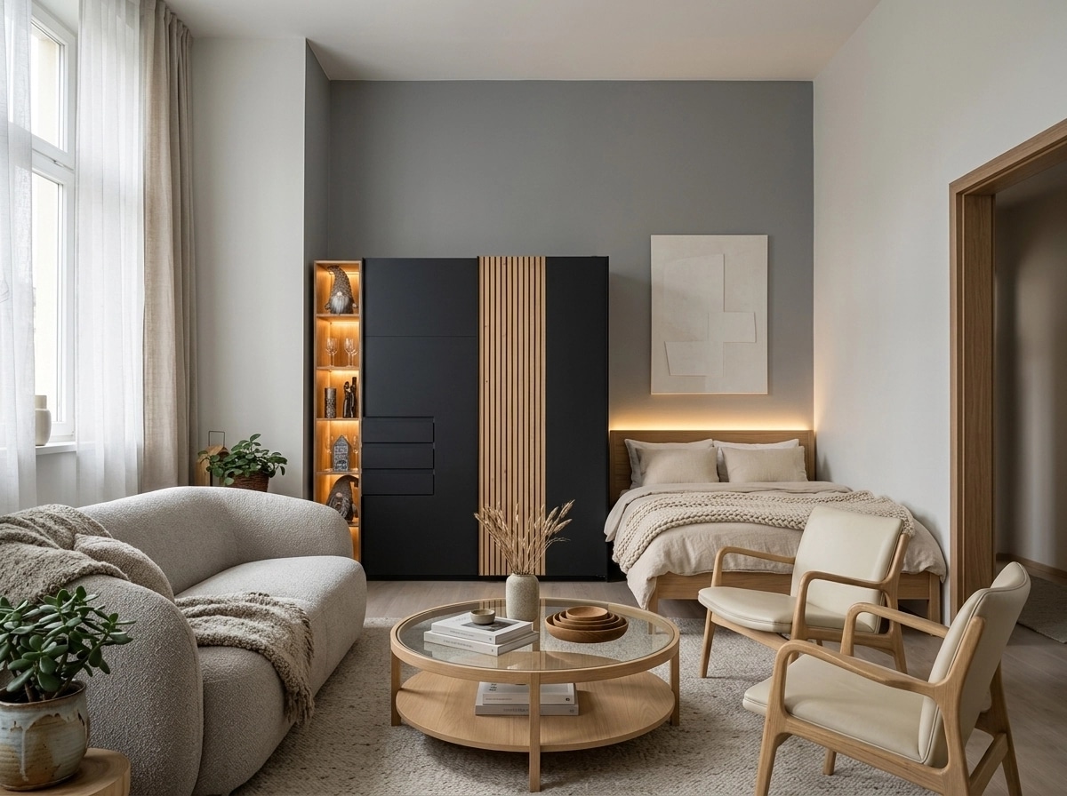 Scandinavian Living Room design — interior photo by GenRoom AI