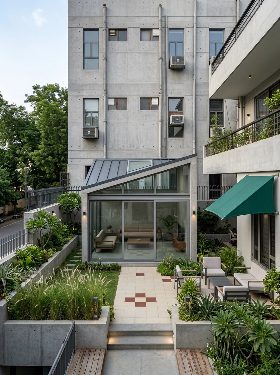 Minimalist Facade Facade design — facade photo by GenRoom AI