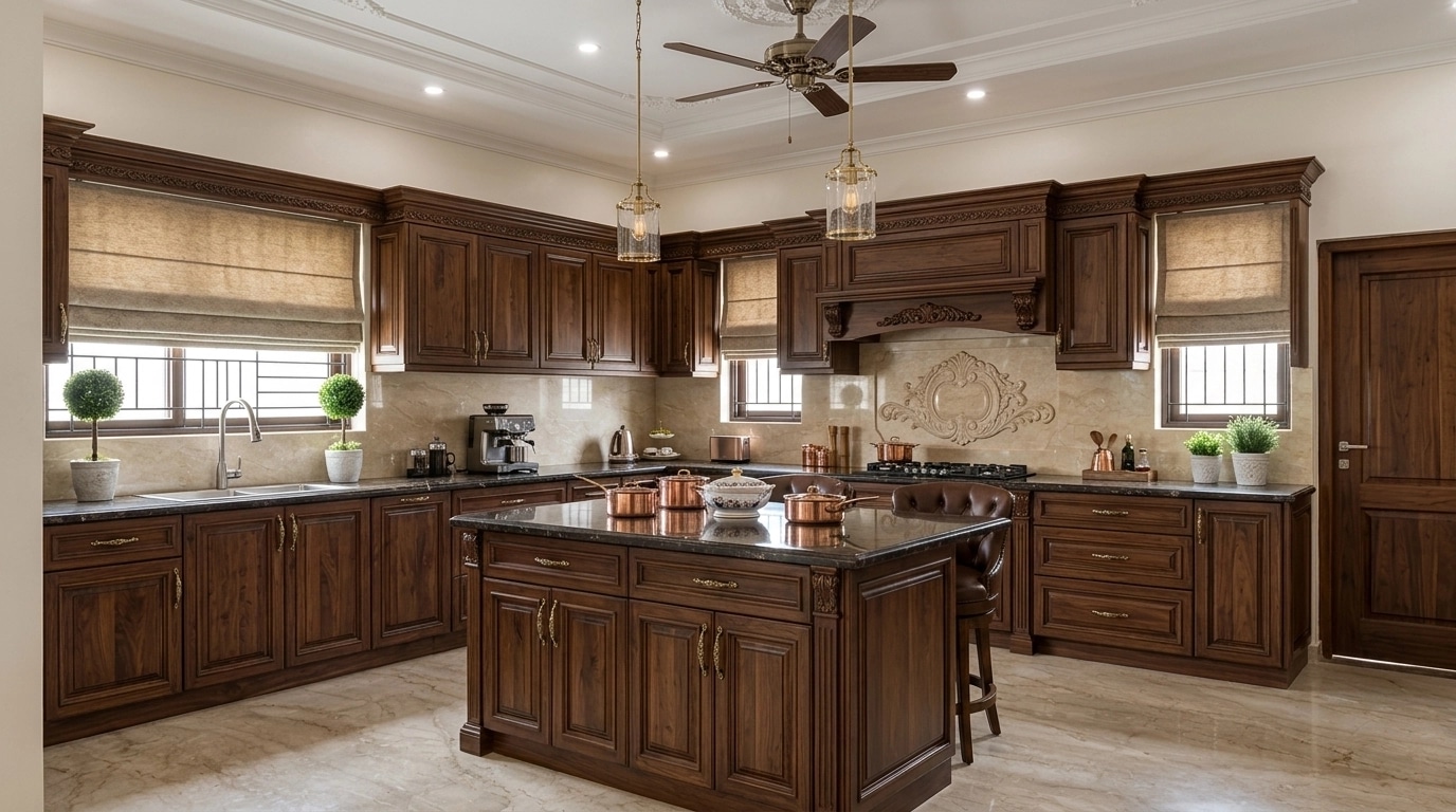 Interior design in Classic style — Kitchen by GenRoom AI