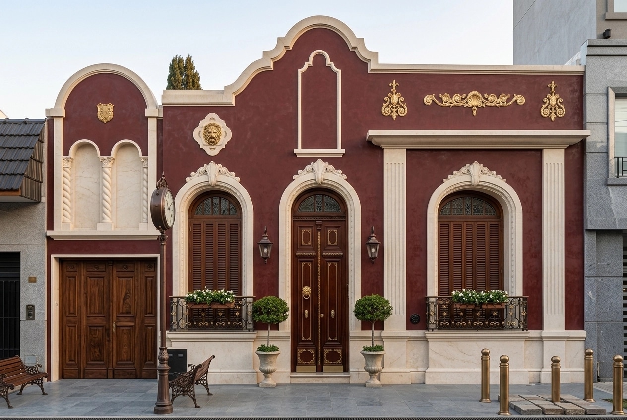 Classic Facade Facade design — facade photo by GenRoom AI