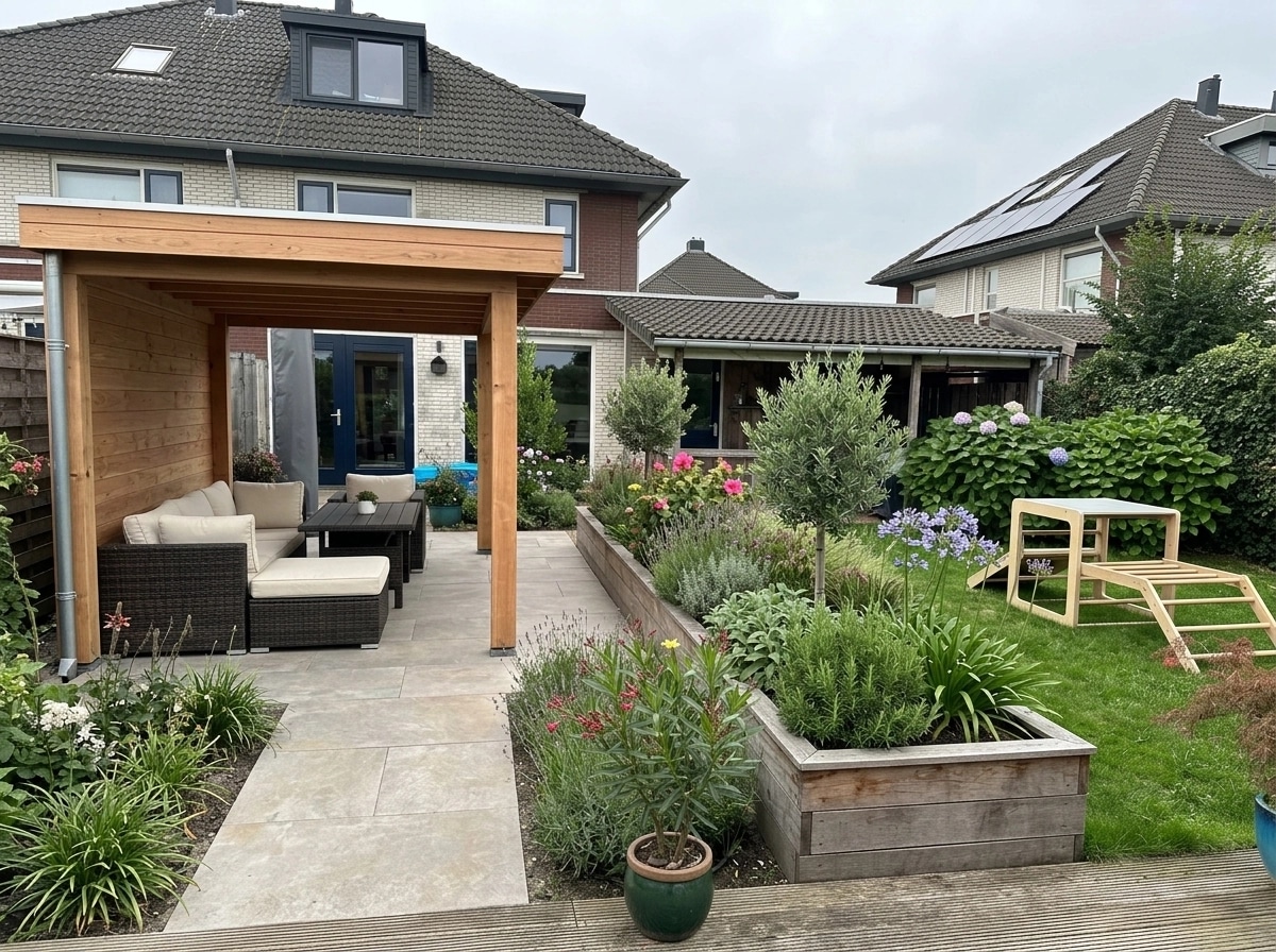 Yard design in no_style style — photo by GenRoom AI