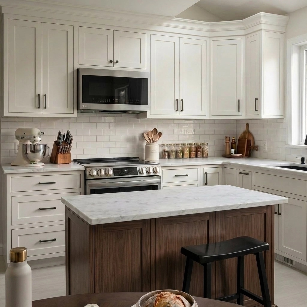Interior design in Transitional style — Kitchen by GenRoom AI