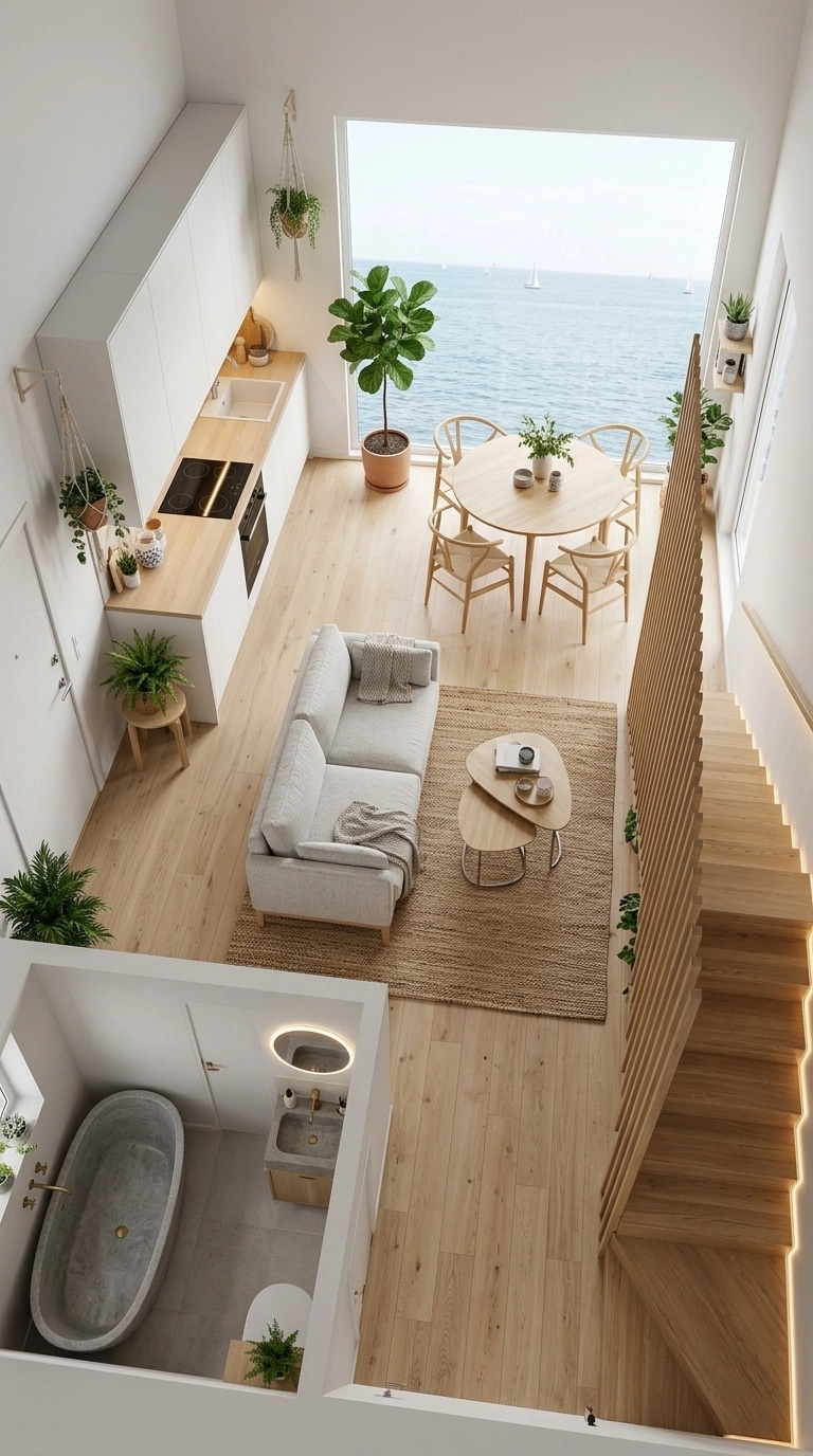 Scandinavian Living Room design — interior photo by GenRoom AI