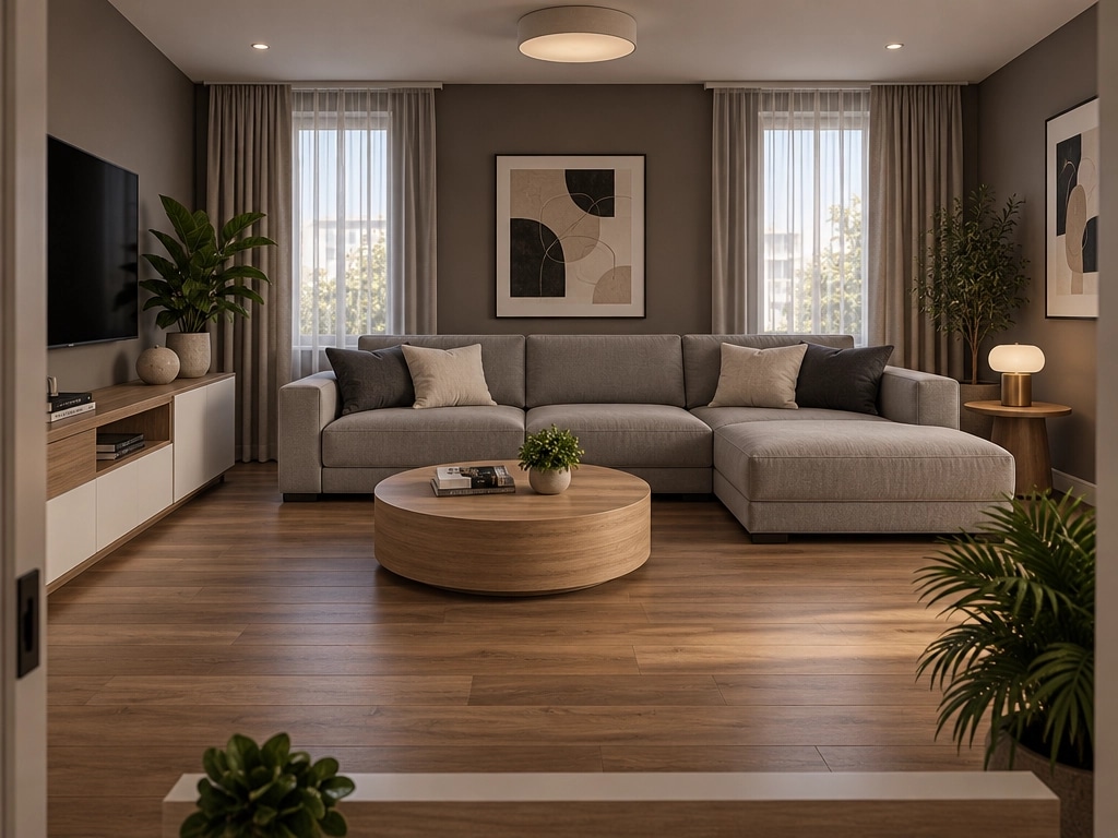 Interior design in Contemporary style — Living Room by GenRoom AI