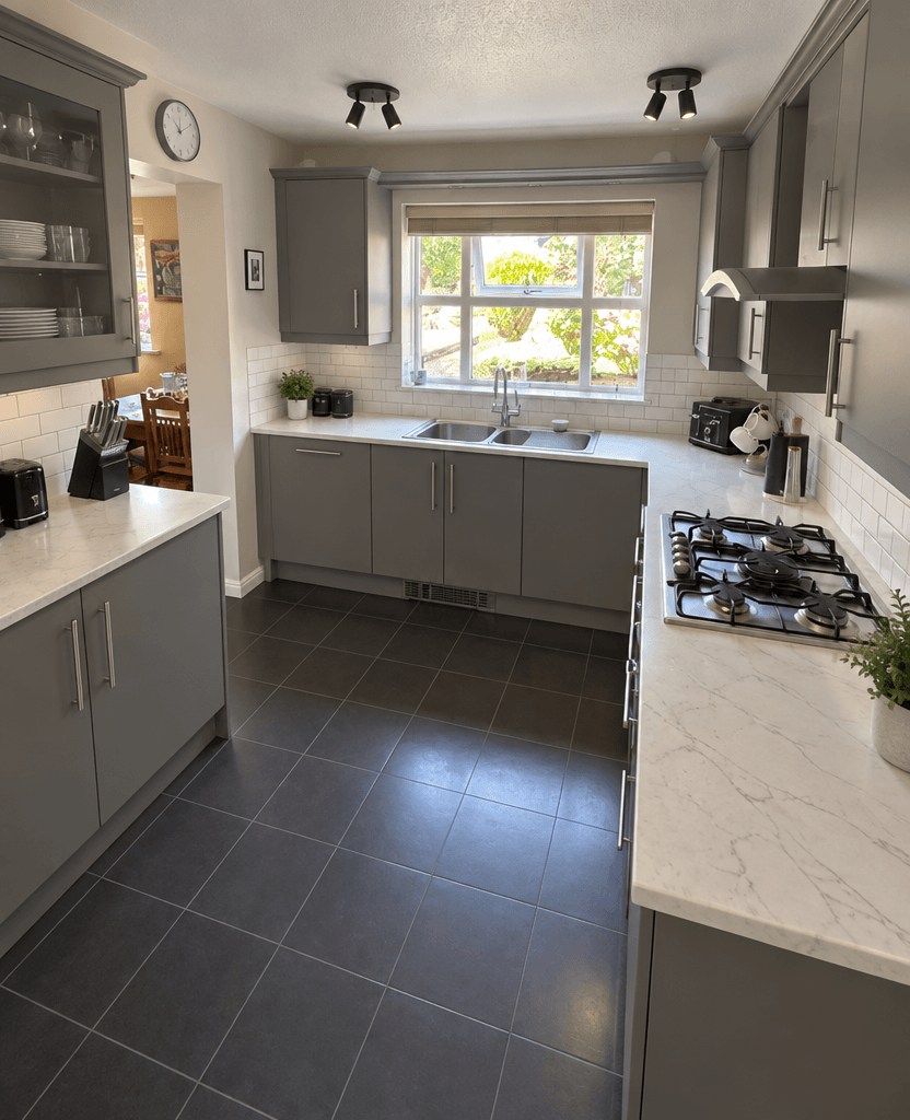 Kitchen interior in Minimalism style — photo by GenRoom AI