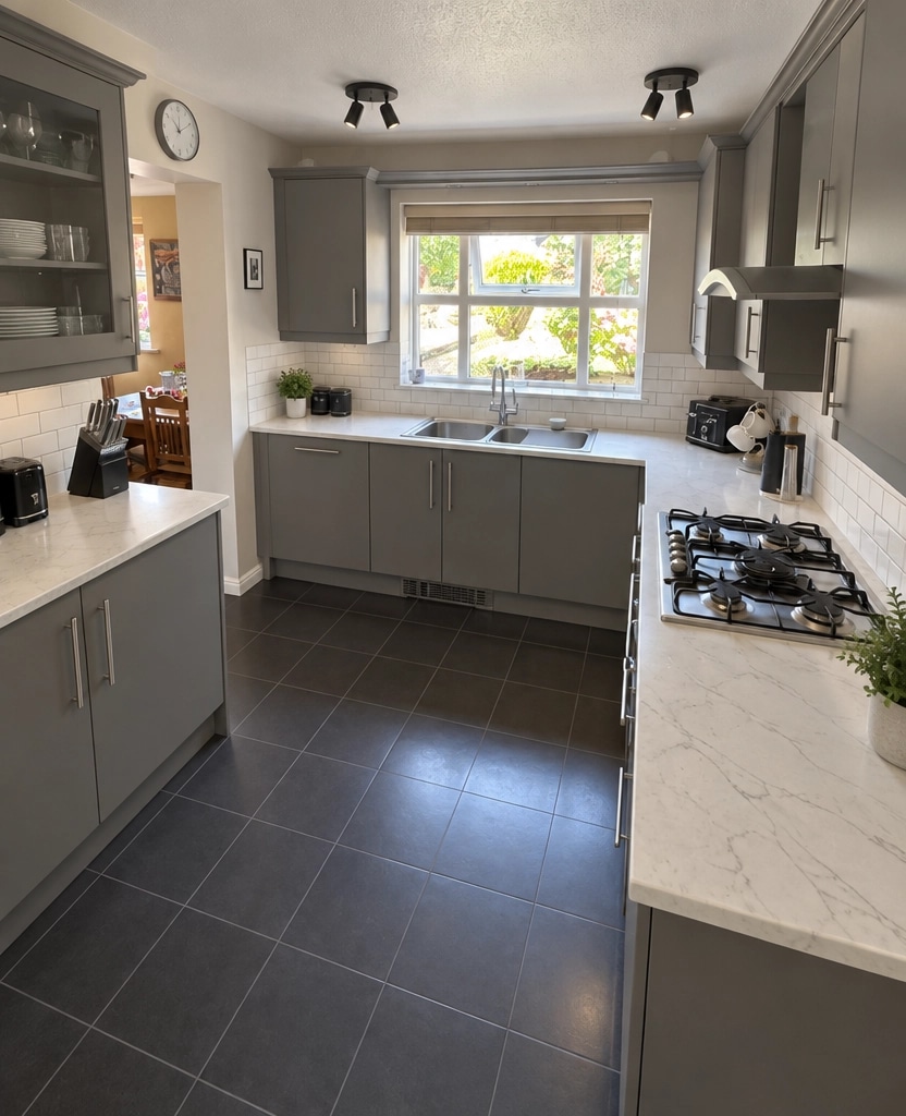 Minimalism Kitchen design — interior photo by GenRoom AI