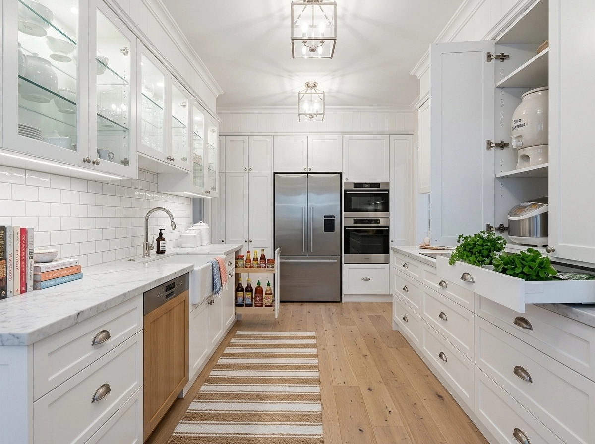 Interior design in Coastal / Hamptons style — Kitchen by GenRoom AI