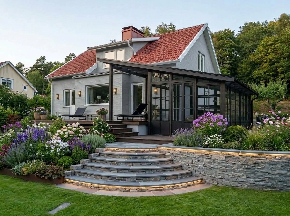 Scandinavian Facade Facade design — facade photo by GenRoom AI