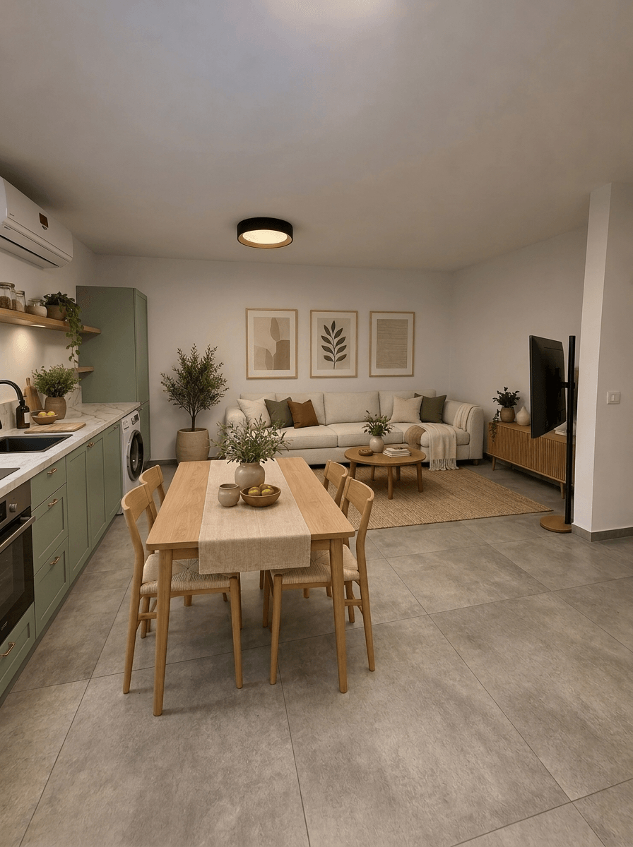 Interior design in Scandinavian style — Kitchen by GenRoom AI