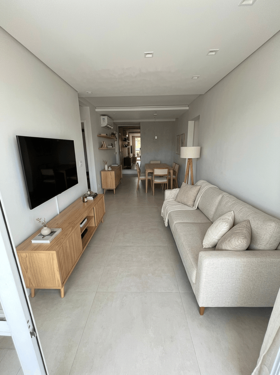 Interior design in Scandinavian style — Living Room by GenRoom AI