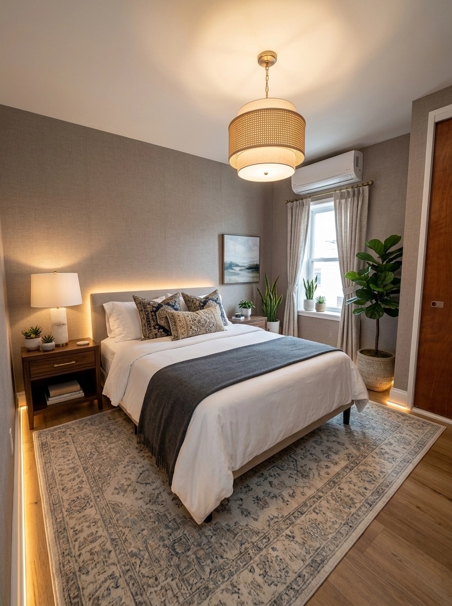Interior design in Transitional style — Bedroom by GenRoom AI