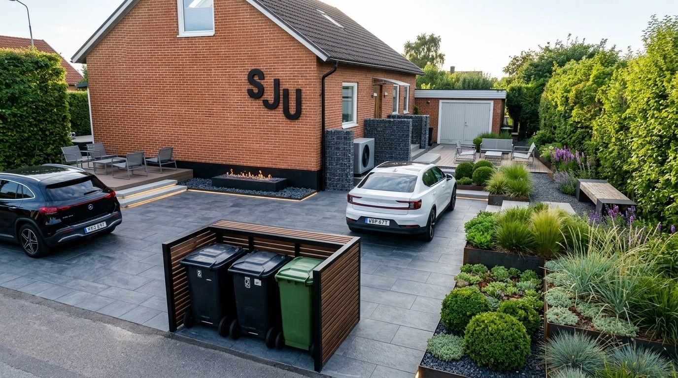 Landscape design in Contemporary Yard style — Yard by GenRoom AI