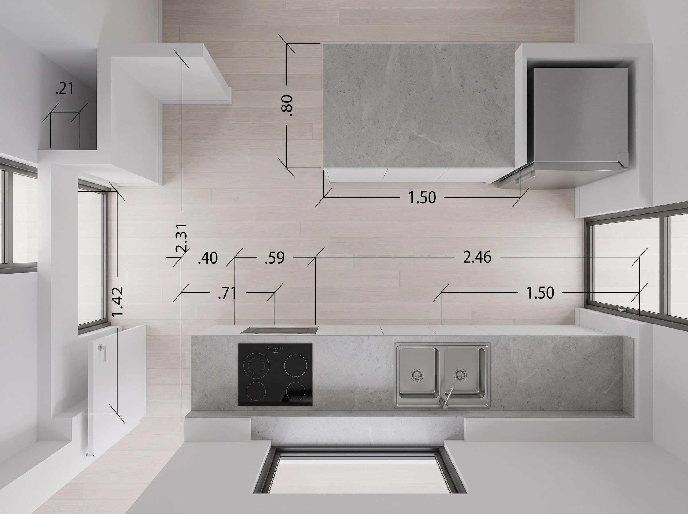 Interior design in Minimalism style — Living Room by GenRoom AI