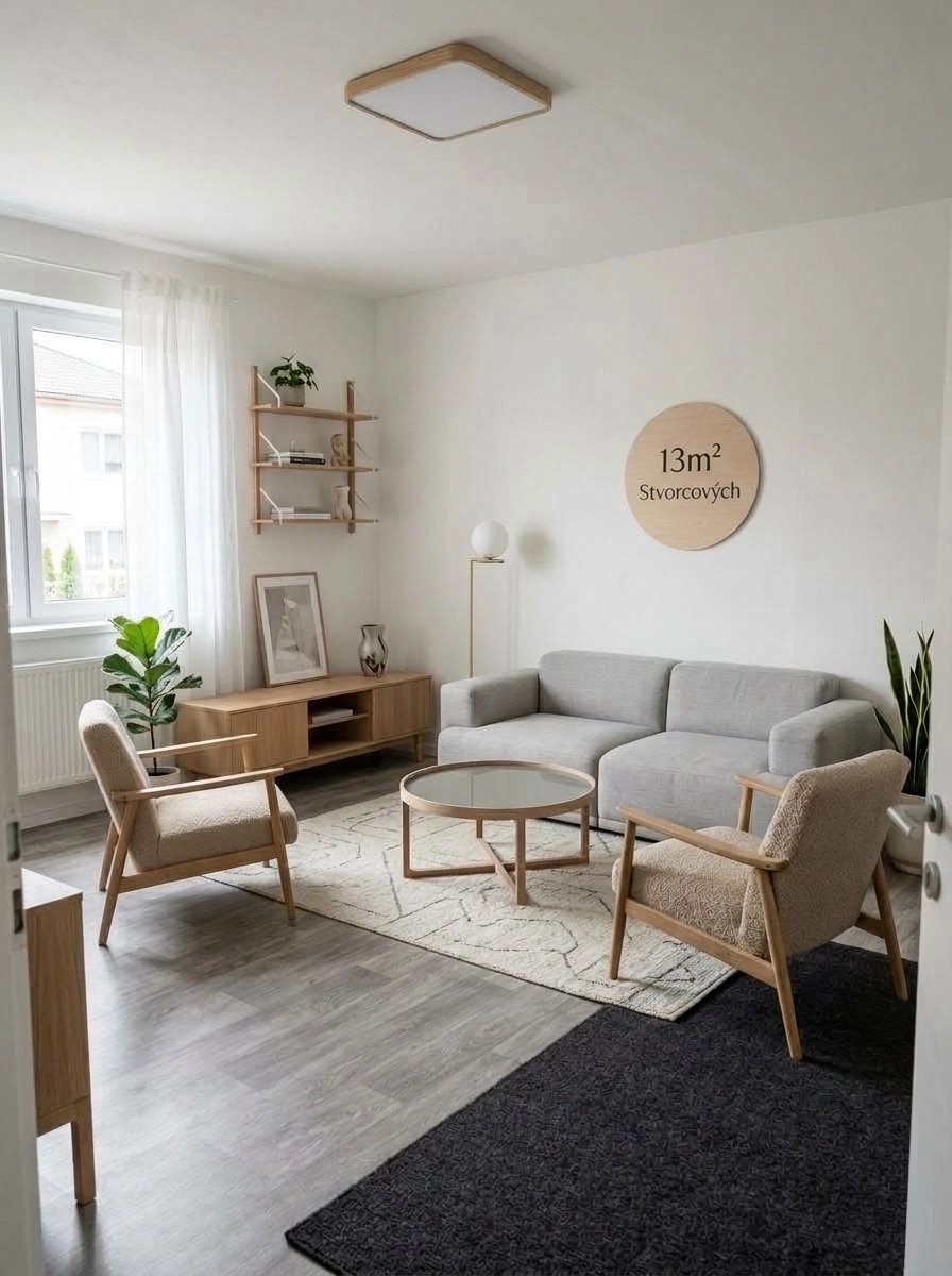 Interior design in Scandinavian style — Living Room by GenRoom AI