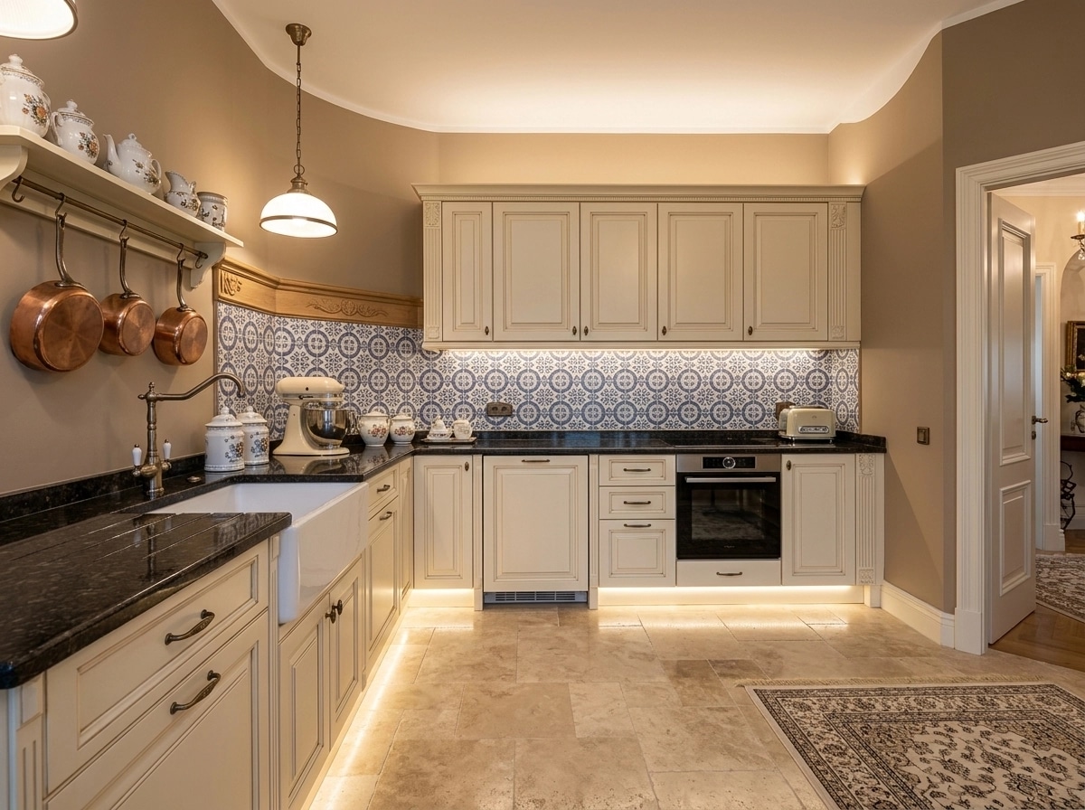 Interior design in Classic style — Kitchen by GenRoom AI