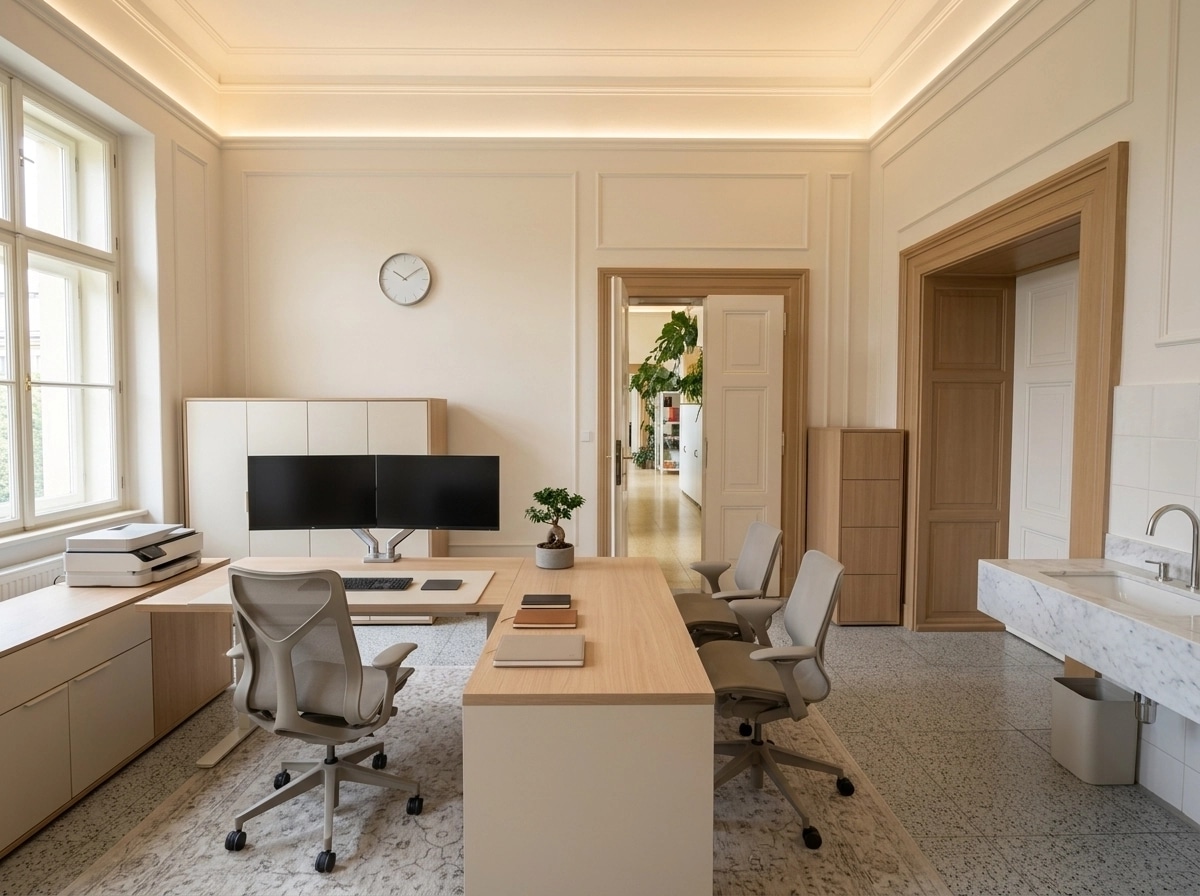 Design d'intérieur en style Minimalism — office_space par GenRoom AI