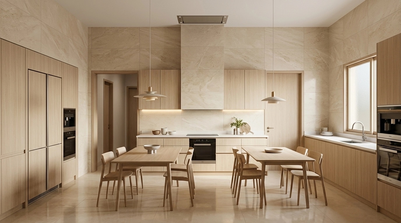 Interior design in Scandinavian style — Kitchen by GenRoom AI