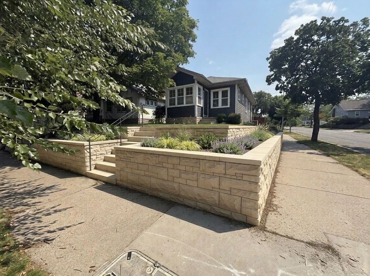 Yard design in no_style style — photo by GenRoom AI