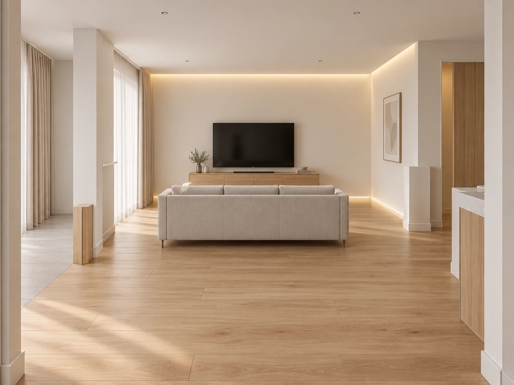 Minimalism Living Room design — interior photo by GenRoom AI