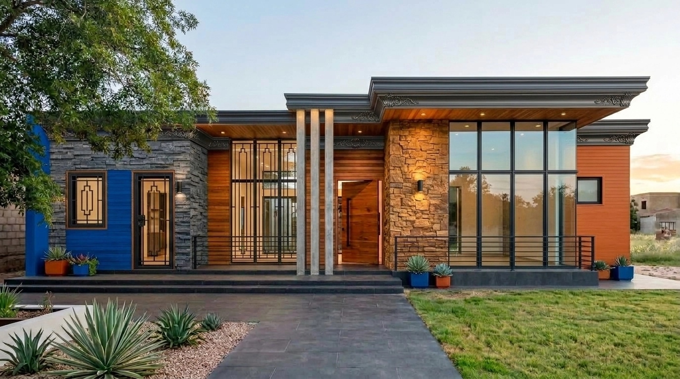 Facade design in Contemporary Facade style — Facade by GenRoom AI