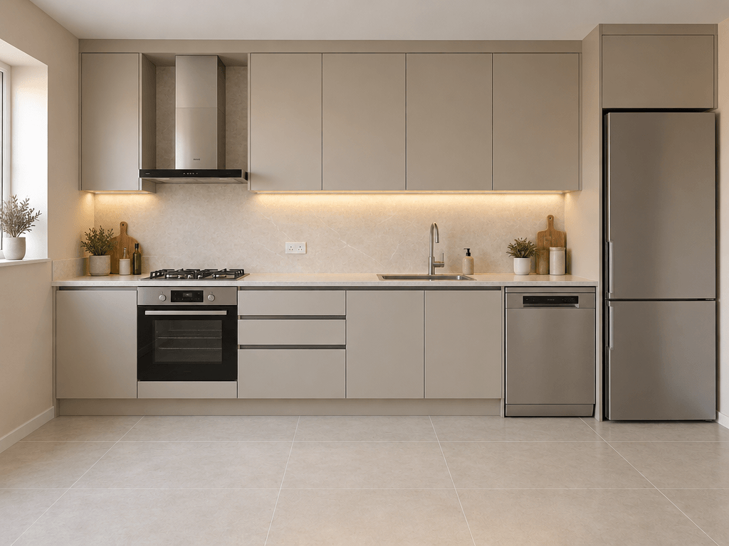 Interior design in Minimalism style — Kitchen by GenRoom AI