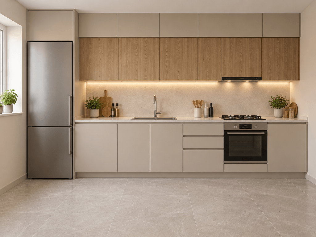 Interior design in Contemporary style — Kitchen by GenRoom AI