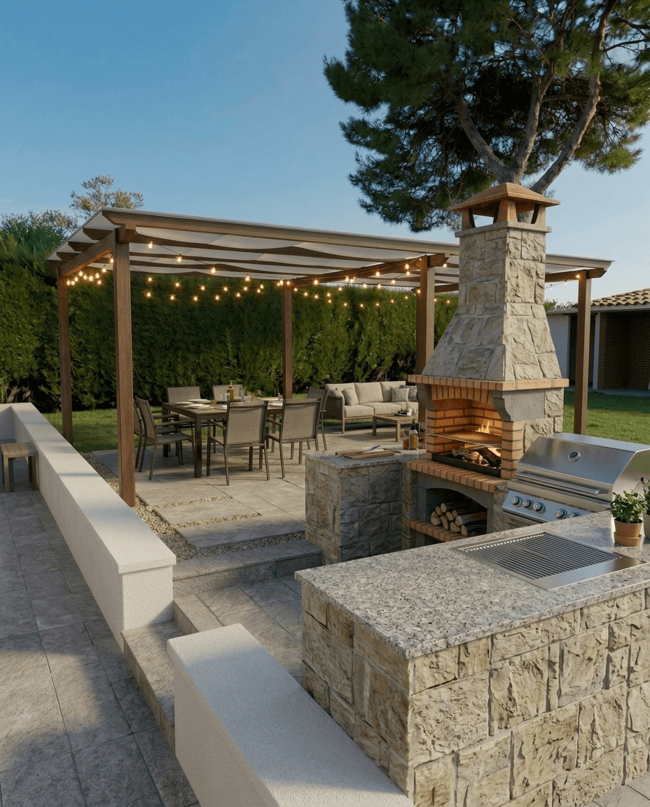 Yard design in no_style style — photo by GenRoom AI