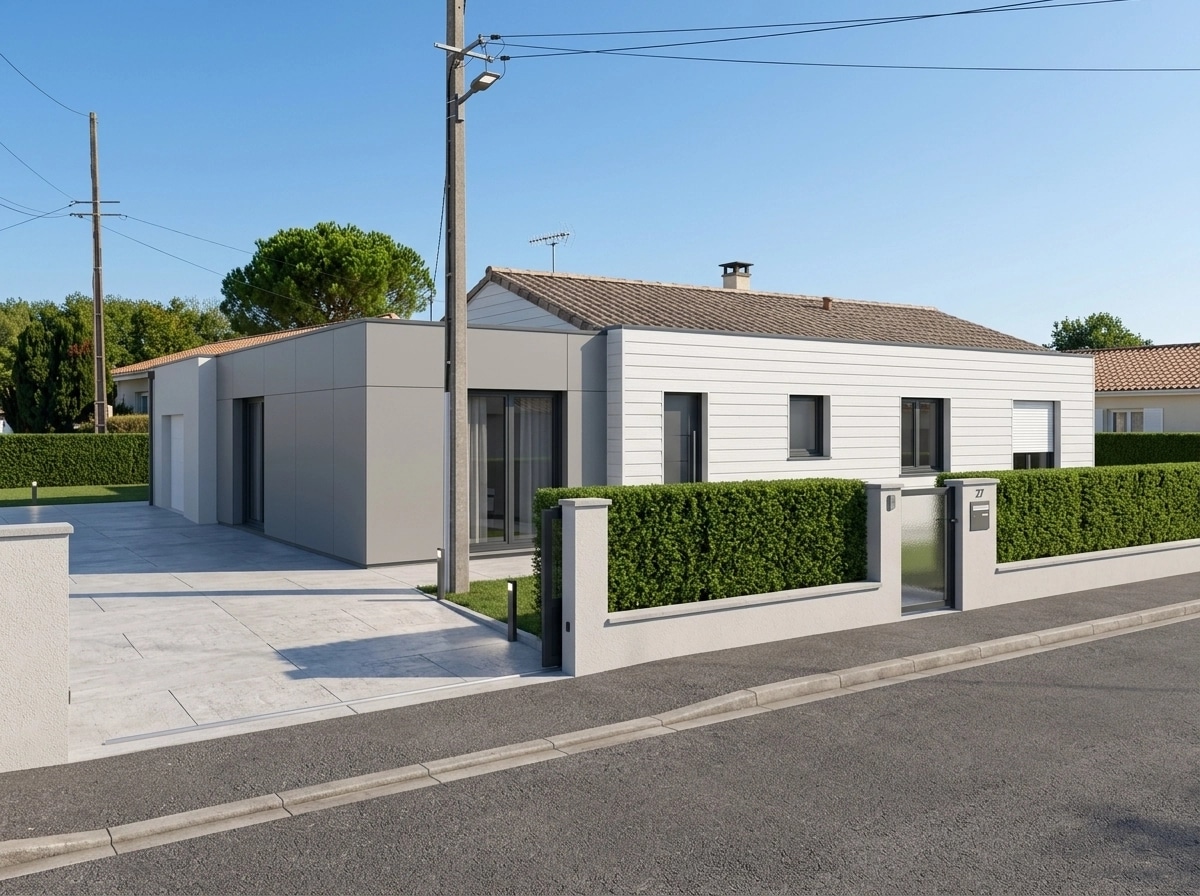 Minimalist Facade Facade design — facade photo by GenRoom AI