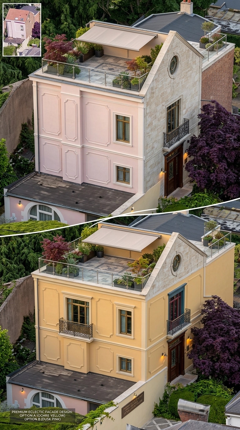 Facade design in Eclectic Facade style — Facade by GenRoom AI