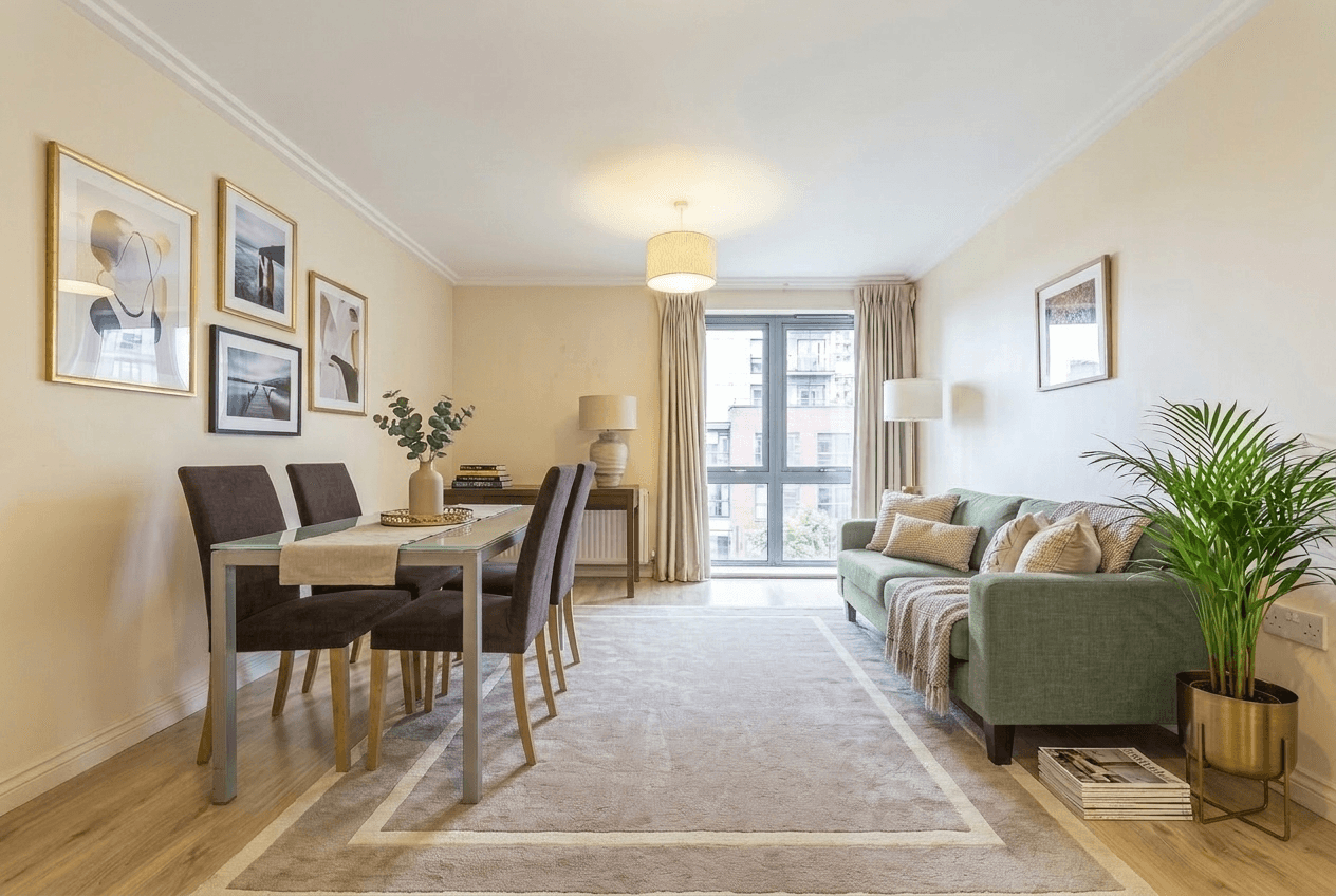 British Living Room design — interior photo by GenRoom AI