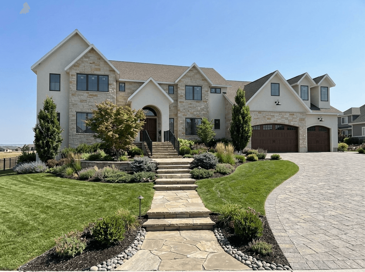 Yard design in no_style style — photo by GenRoom AI