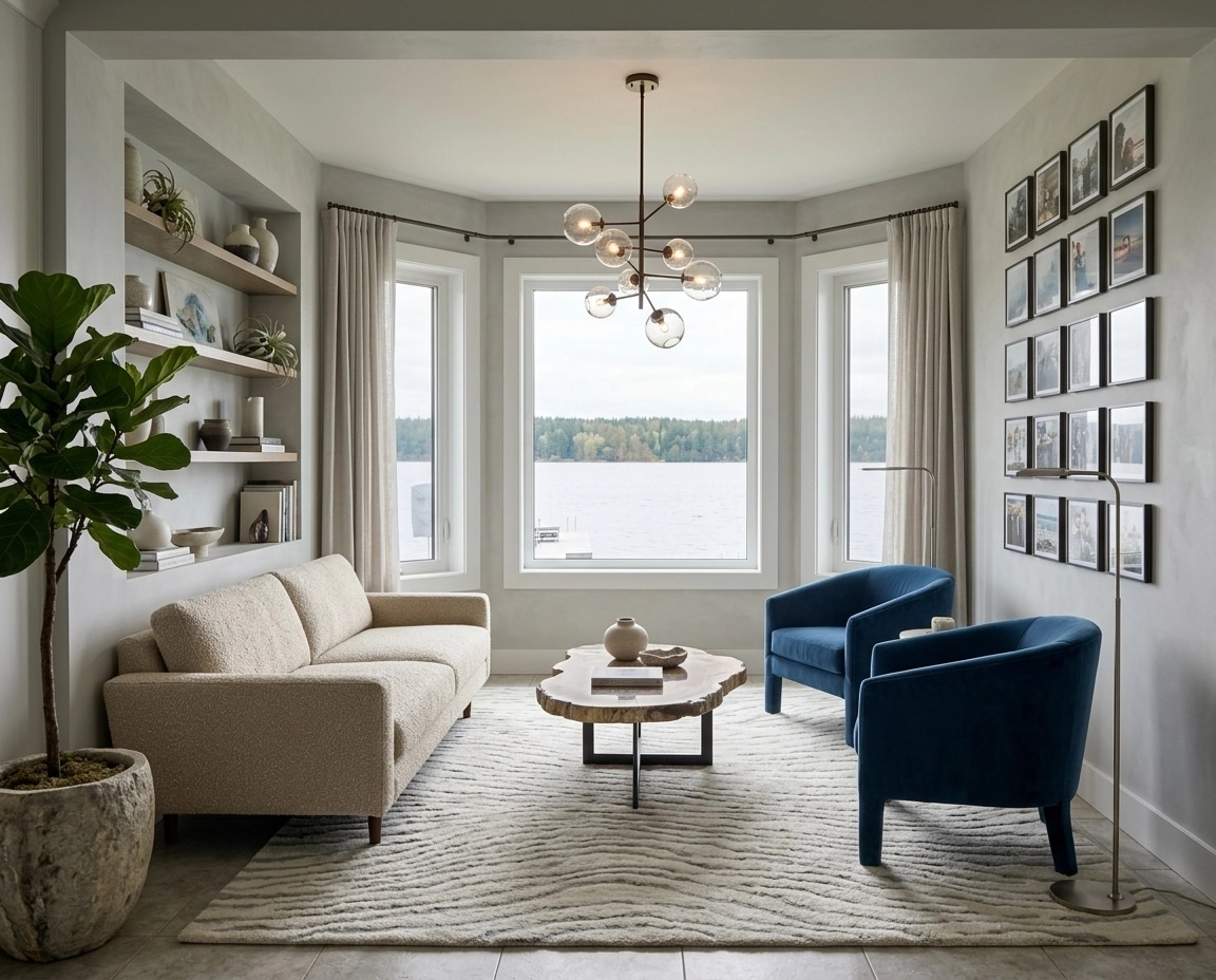 Interior design in Contemporary style — Living Room by GenRoom AI