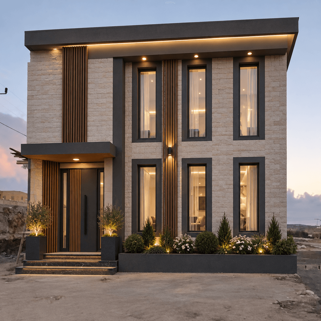 Contemporary Facade Facade design — facade photo by GenRoom AI