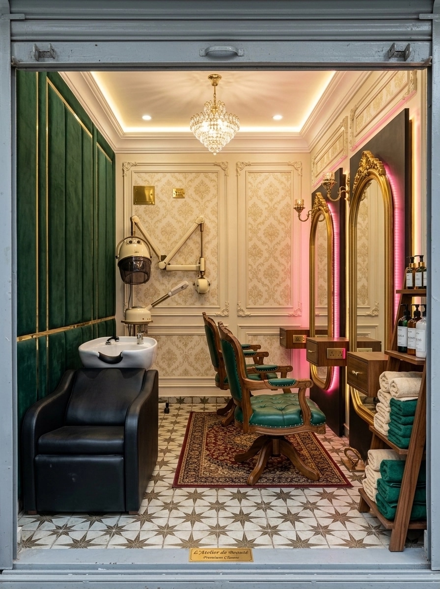 Interior design in Classic style — beauty_salon by GenRoom AI