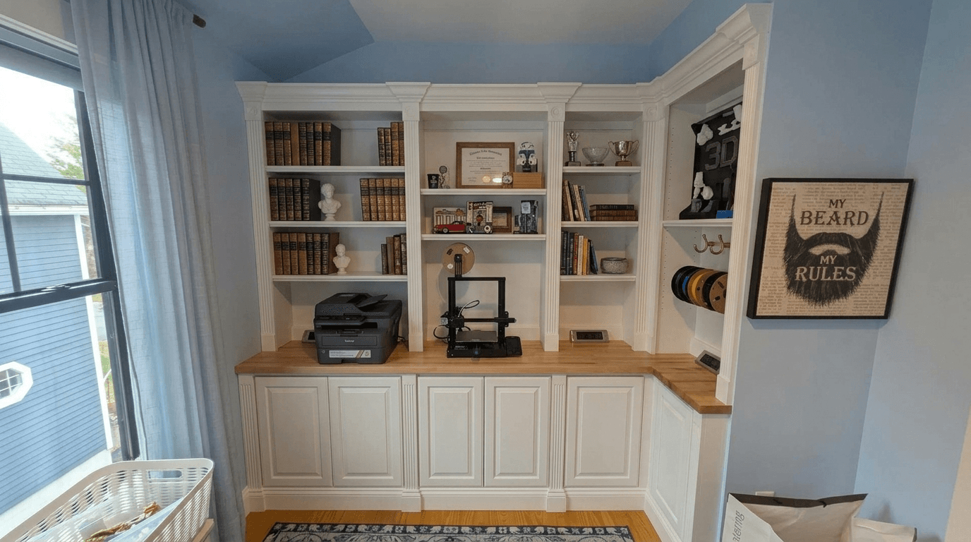 Interior design in Classic style — home_office by GenRoom AI