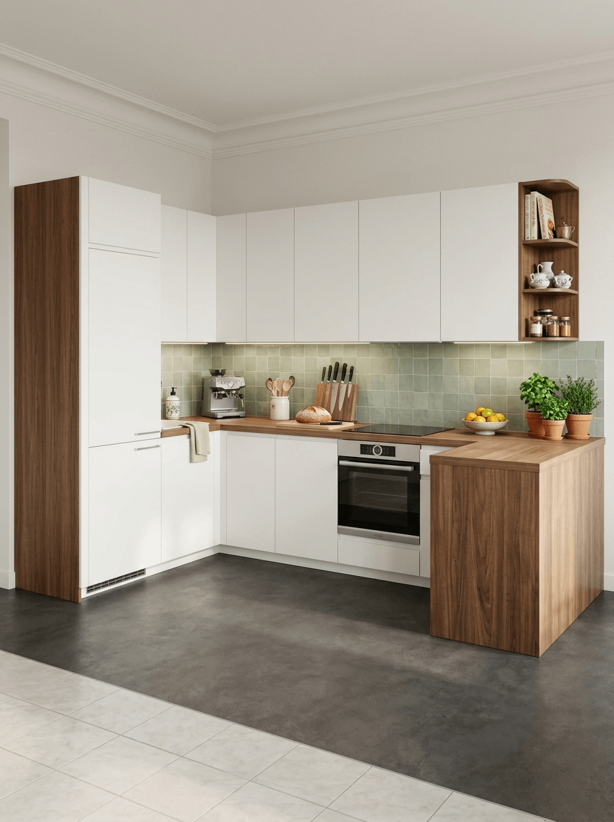 Kitchen interior in no_style style — photo by GenRoom AI