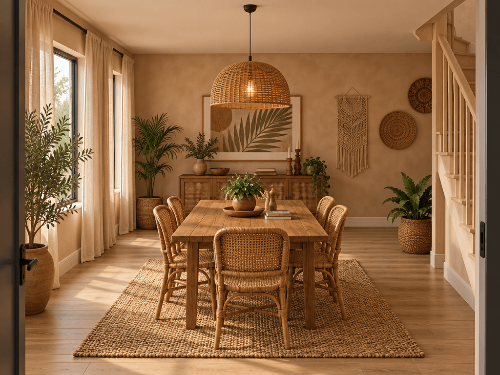 Design d'intérieur en style Bohemian — dining_room par GenRoom AI