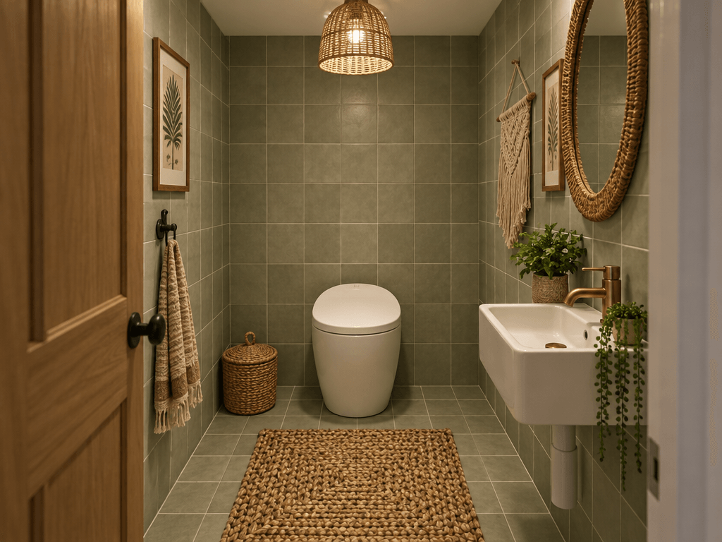 Interior design in Bohemian style — Bathroom by GenRoom AI