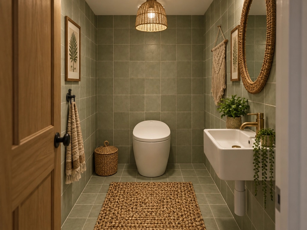 Interior design in Bohemian style — Bathroom by GenRoom AI