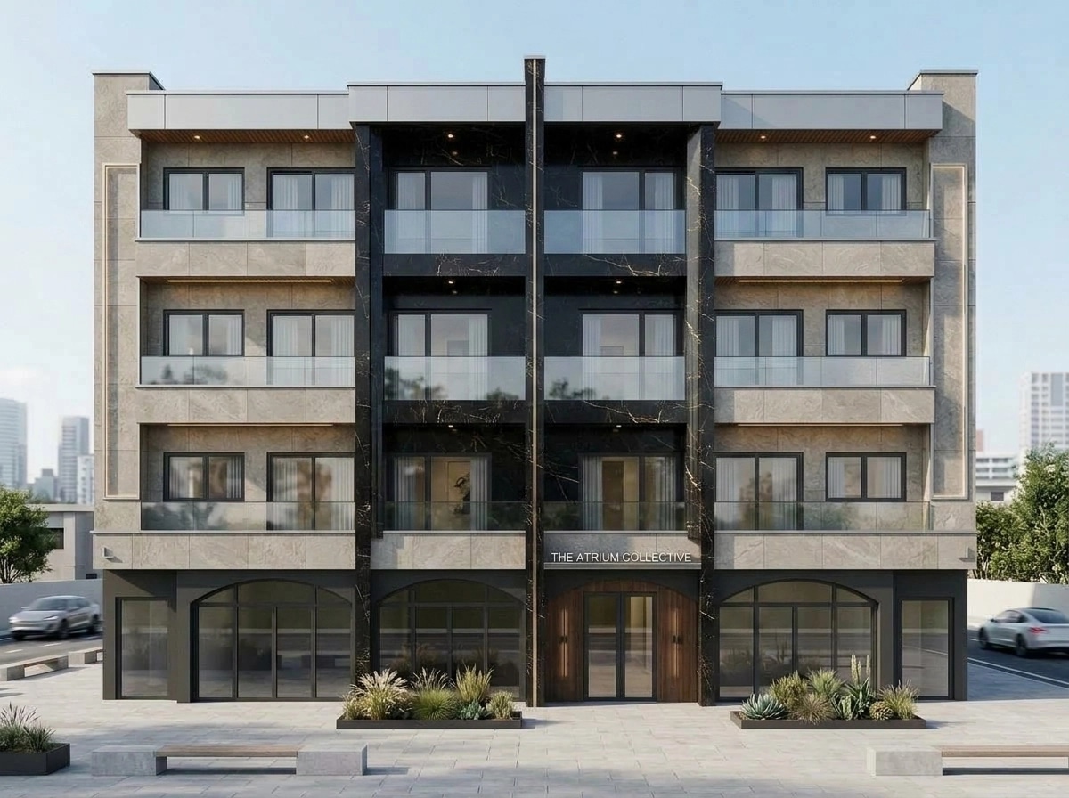 Contemporary Facade Facade design — facade photo by GenRoom AI
