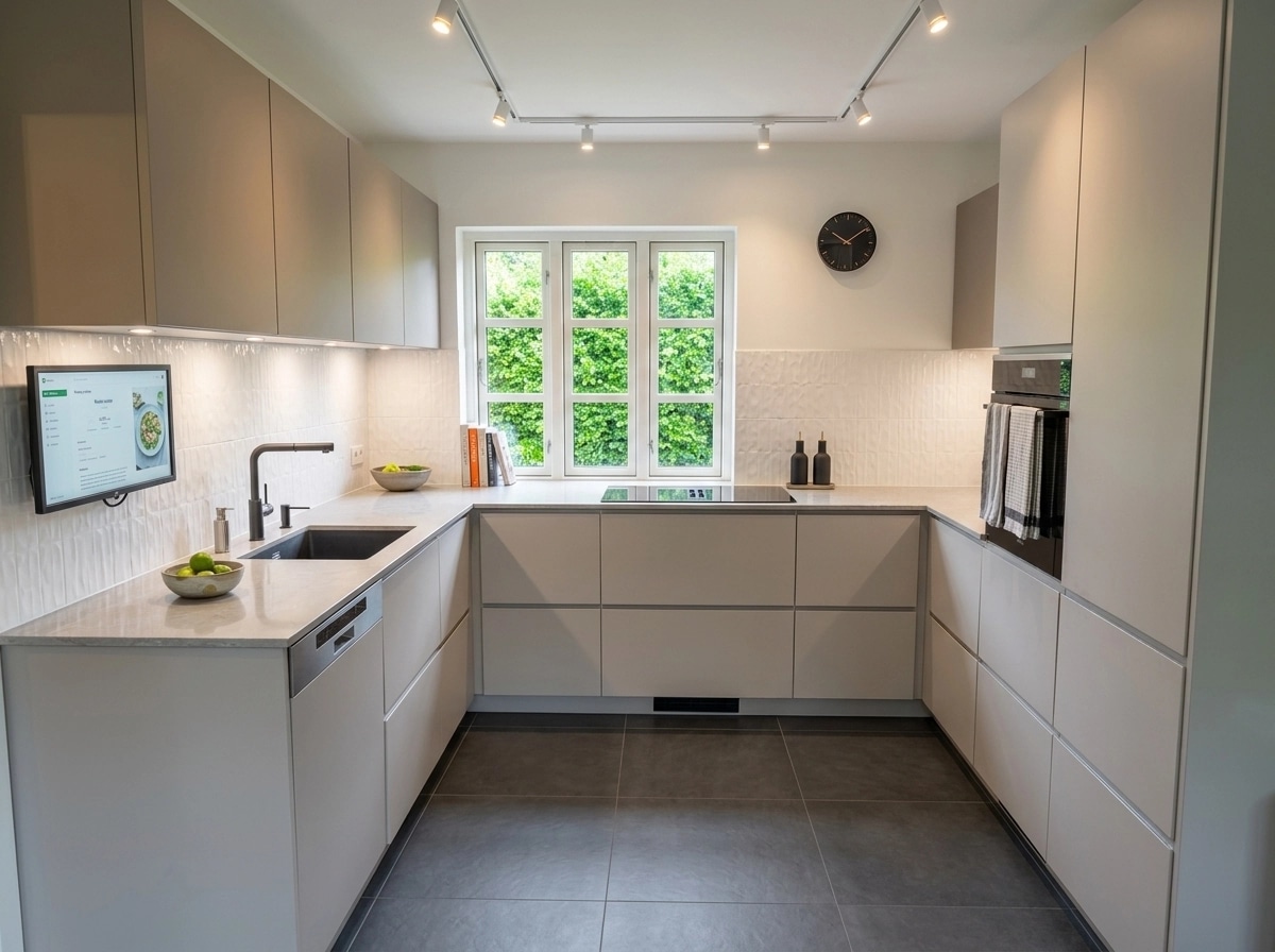 Kitchen interior in Contemporary style — photo by GenRoom AI
