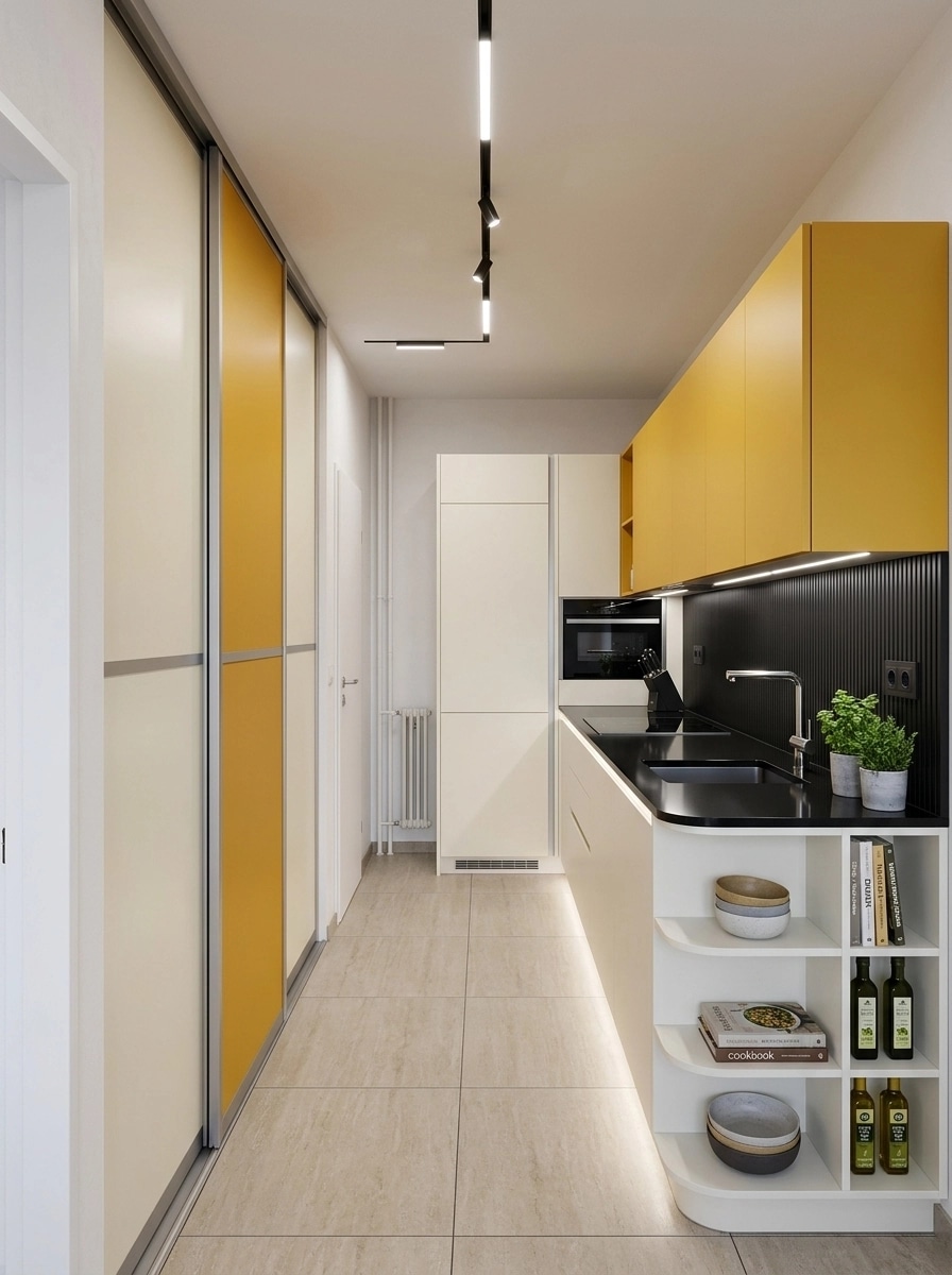 Kitchen interior in Contemporary style — photo by GenRoom AI