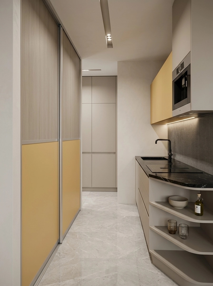 Minimalism Kitchen design — interior photo by GenRoom AI
