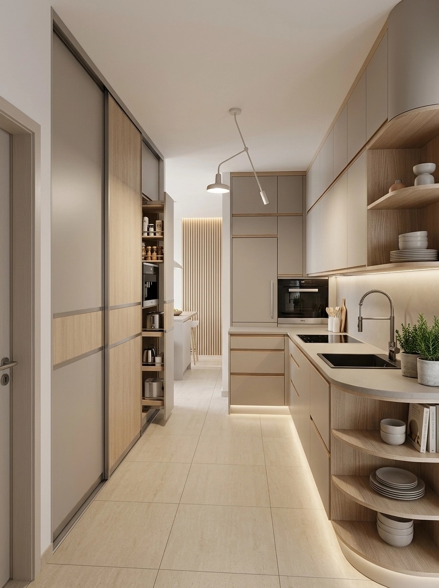 Scandinavian Kitchen design — interior photo by GenRoom AI