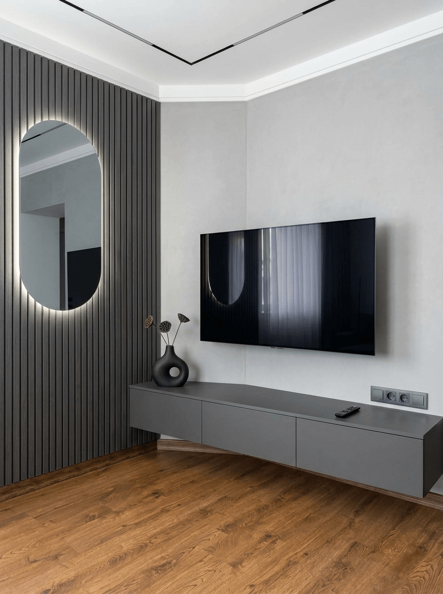 Minimalism Living Room design — interior photo by GenRoom AI