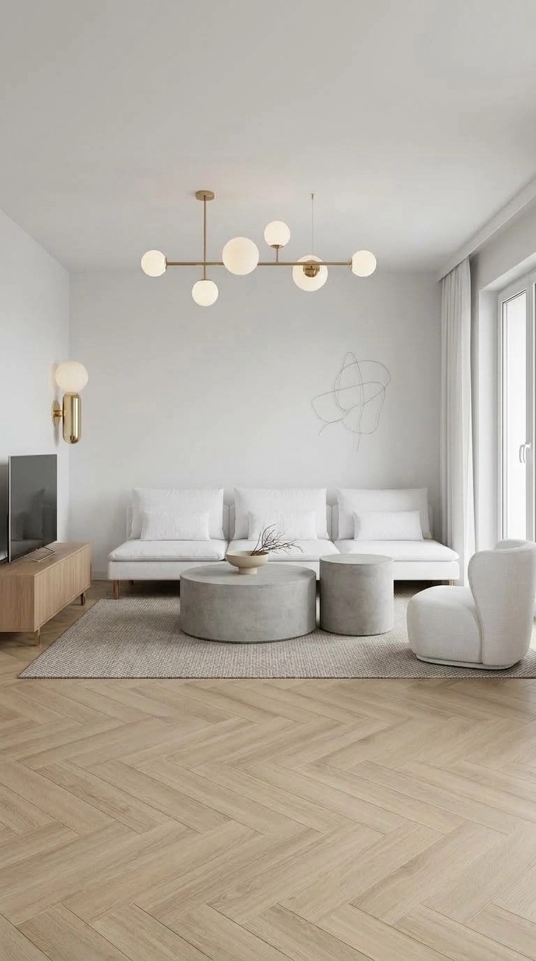 Minimalism Living Room design — interior photo by GenRoom AI