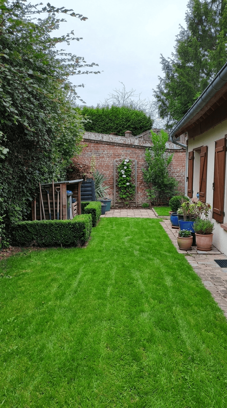 Yard design in no_style style — photo by GenRoom AI